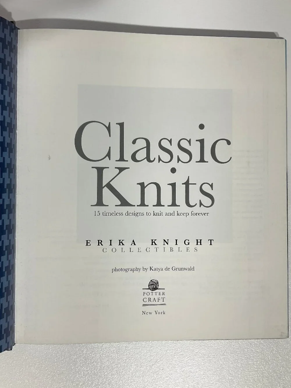 Book Classic Knits 15 Timeless Designs to Knit and Keep Forever